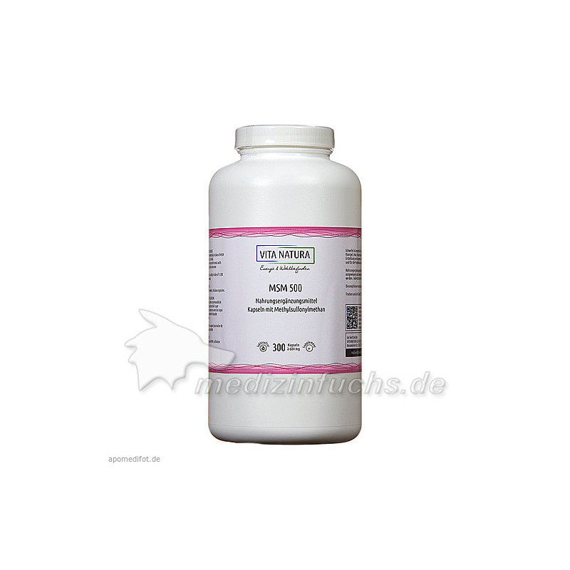 MSM Kapseln 500mg, 300 ST – PZN 5528444