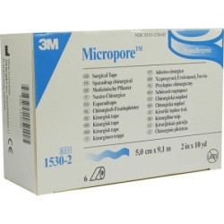 MICROPORE WEI 9.10MX5.00CM, 6 ST – PZN 1319755