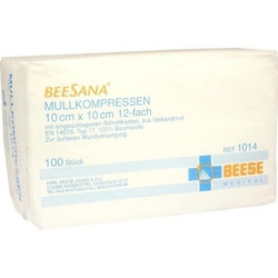 MULLKOMPR UNST 12F 10X10CM, 100 ST – PZN 4852757
