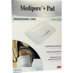 Medipore + Pad 3M 10.0 cm x 15.0 cm, 5 ST – PZN 7194817