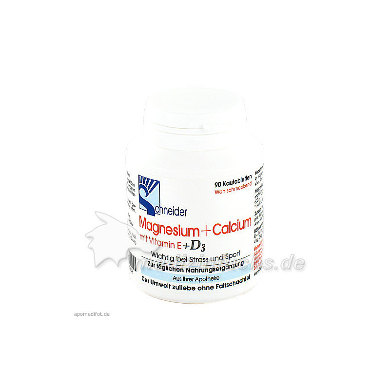 Magnesium + Calcium Kautabletten, 90 ST – PZN 1169652