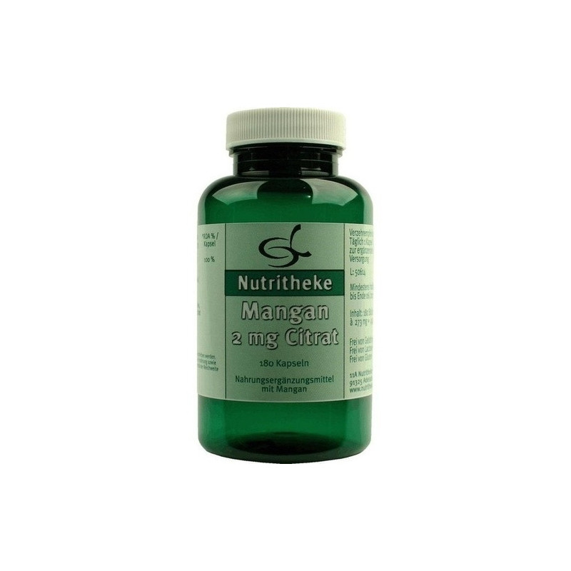 Mangan 2mg Citrat, 180 ST – PZN 10708059