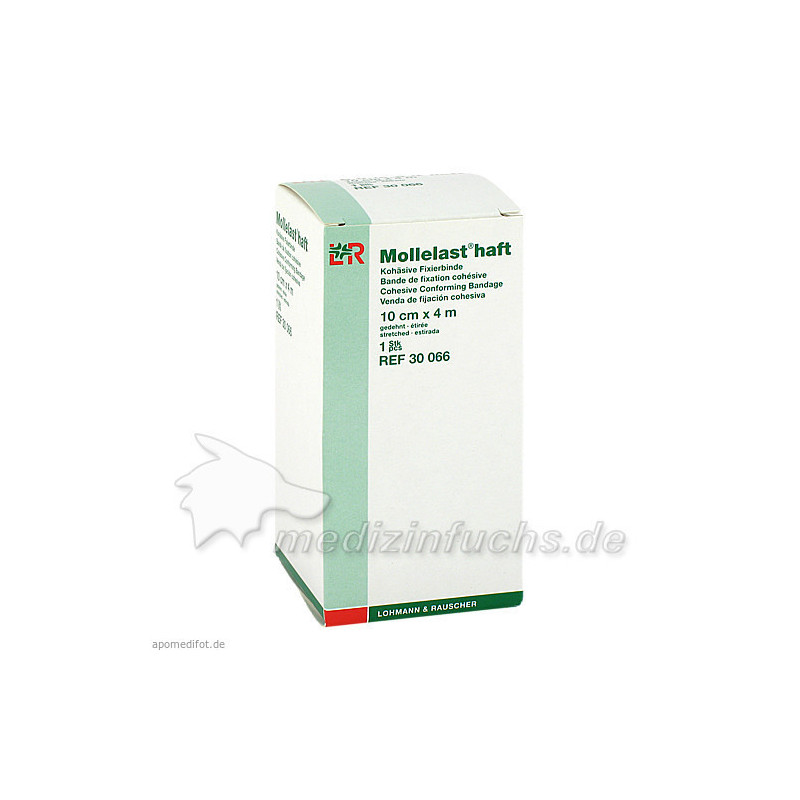 MOLLELAST haft neu 10cmx4m einz.verp., 1 ST  – PZN 1262802