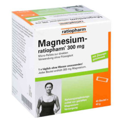 Magnesium Ratiopharm 300 mg Micro Pell.m.gran. (40 stk) – PZN 66654