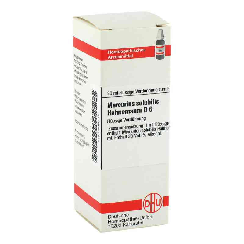 Mercurius Solub. D 6 Dilution Hahnemann  (20 ml) – PZN 2889213