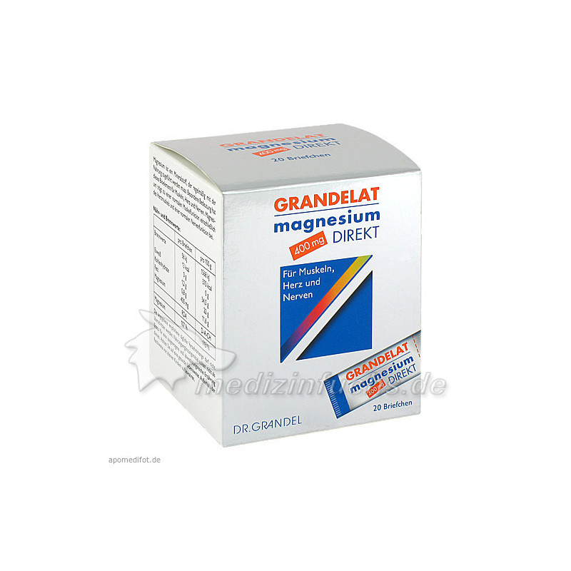 Magnesium Direkt 400mg Grandelat, 20 ST – PZN 1488512