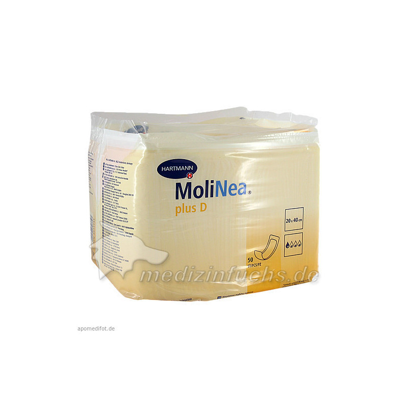 MOLINEA PLUS D SAUGK 20X40, 50 ST – PZN 2017743