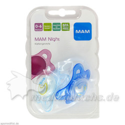 MAM Night Silikon 0-6, 2 ST  – PZN 5498559