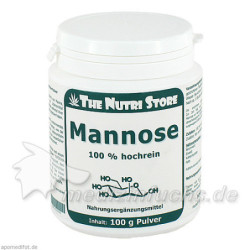 Mannose 100% rein, 100 G – PZN 7572395