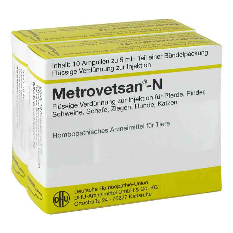 Metrovetsan N veterinär  Injektionslösung (2X10X5 ml) – PZN 1066484