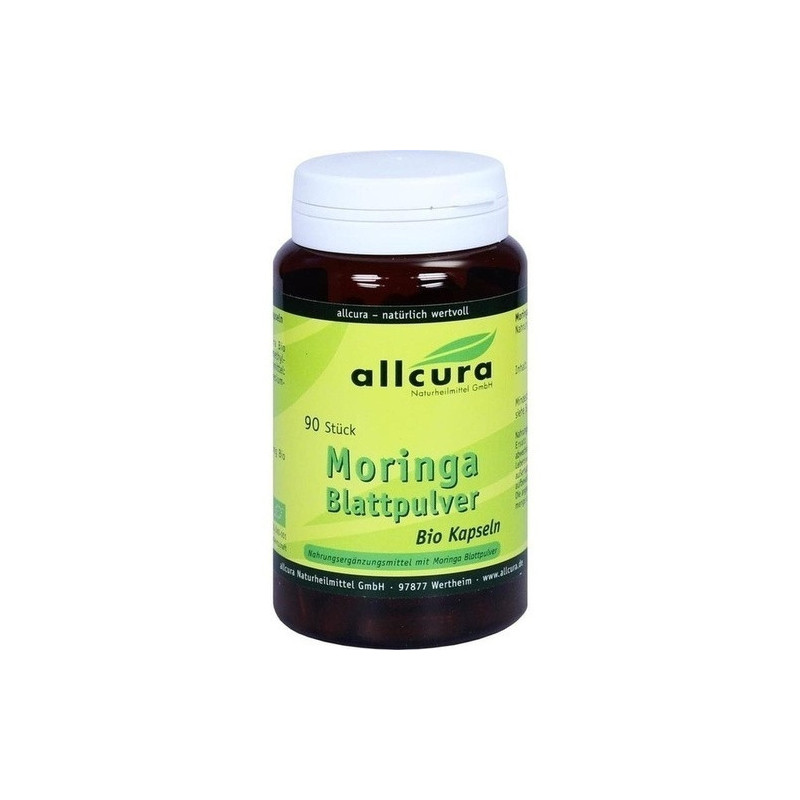 Moringa Blattpulver BIO Kapseln, 90 ST – PZN 3081022