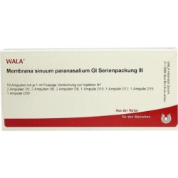 Membrana sinuum paranasal. Gl Serienpackung III, 10X1 ML  – PZN 2496703