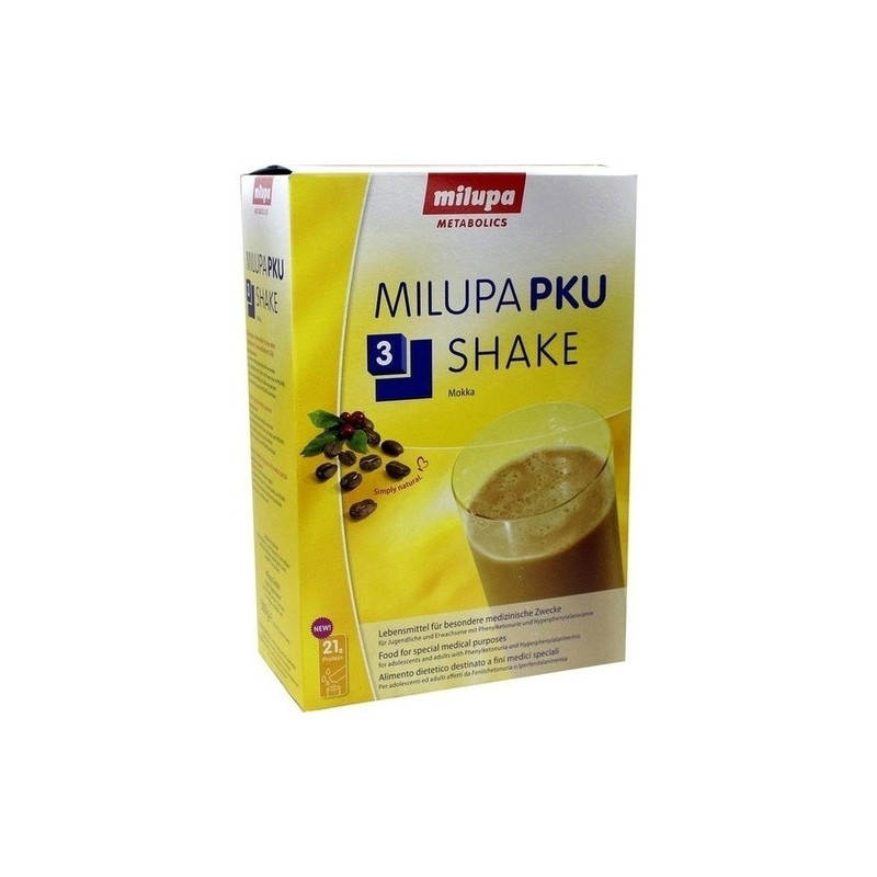 Milupa PKU 3 Shake Mokka, 10X50 G – PZN 7292678