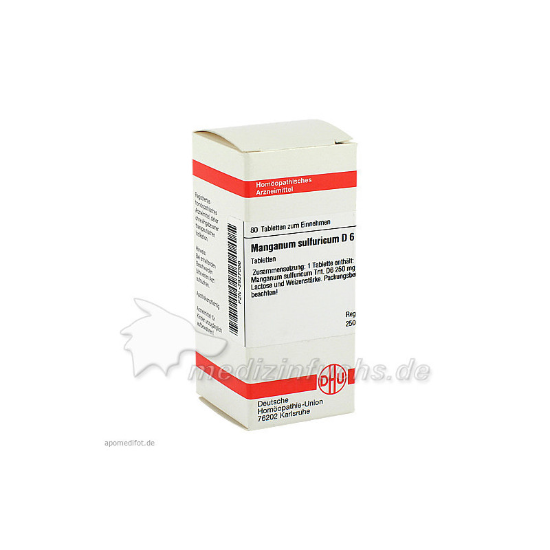 MANGANUM SULF D 6, 80 ST – PZN 2927066