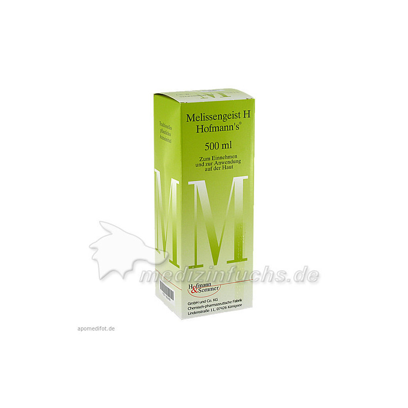 Melissengeist H Hofmann's, 500 ML – PZN 1822460