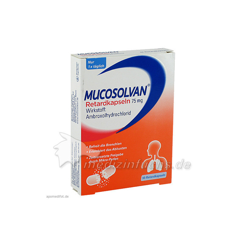 Mucosolvan Retardkapseln 75mg, 10 ST – PZN 1620354