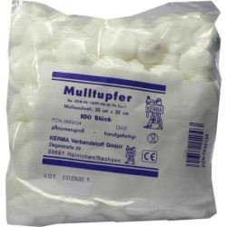 MULLTUPFER HANDGEF.UNSTERIL PFLAUMENGR.20x20CM, 100 ST – PZN 659124