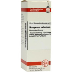Manganum Sulfuricum D 12 Dilution (20 ml) – PZN 7173620