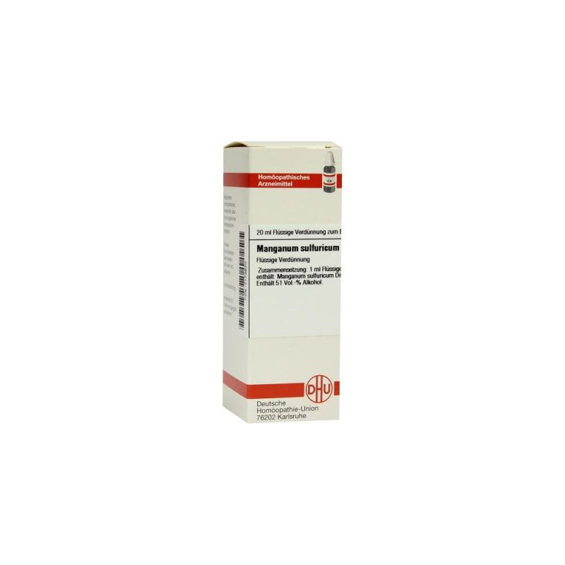 Manganum Sulfuricum D 12 Dilution (20 ml) – PZN 7173620