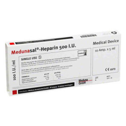Medunasal Heparin 500 I.u. Ampullen (10X5 ml) – PZN 6093089