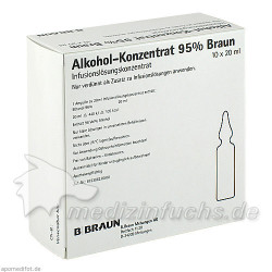ALKOHOL 95%, 10X20 ML – PZN 3837980