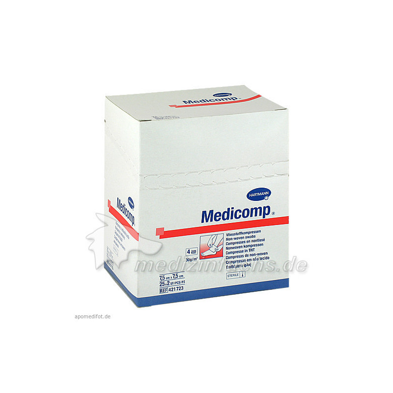 MEDICOMP STERIL 7.5X7.5CM, 25X2 ST – PZN 4783795