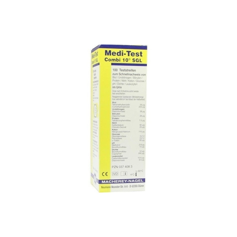 Medi-Test Combi 10 SGL, 100 ST – PZN 374083