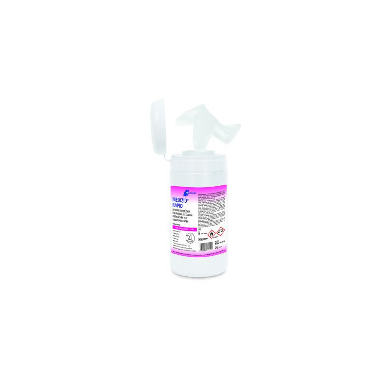 Medizid Rapid Desinfektionstücher Dose, 150 ST – PZN 11169593