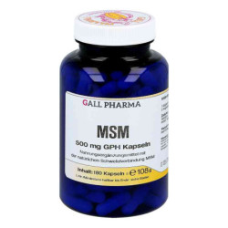 Msm 500 mg Gph Kapseln (180 stk) – PZN 4411674