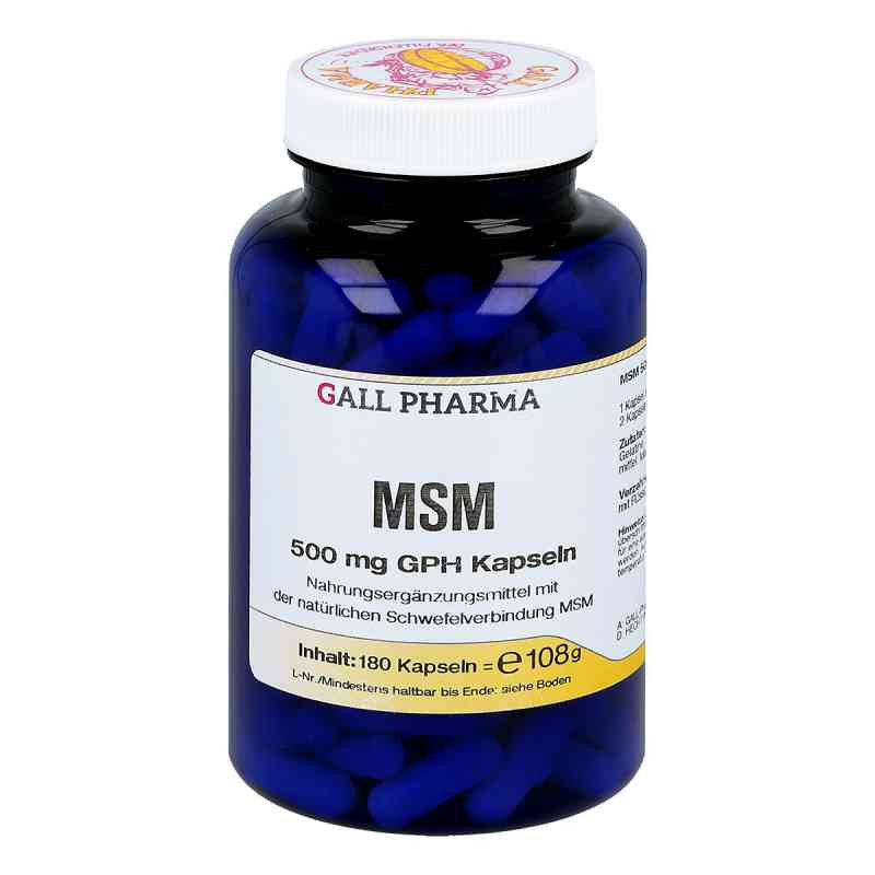 Msm 500 mg Gph Kapseln (180 stk) – PZN 4411674