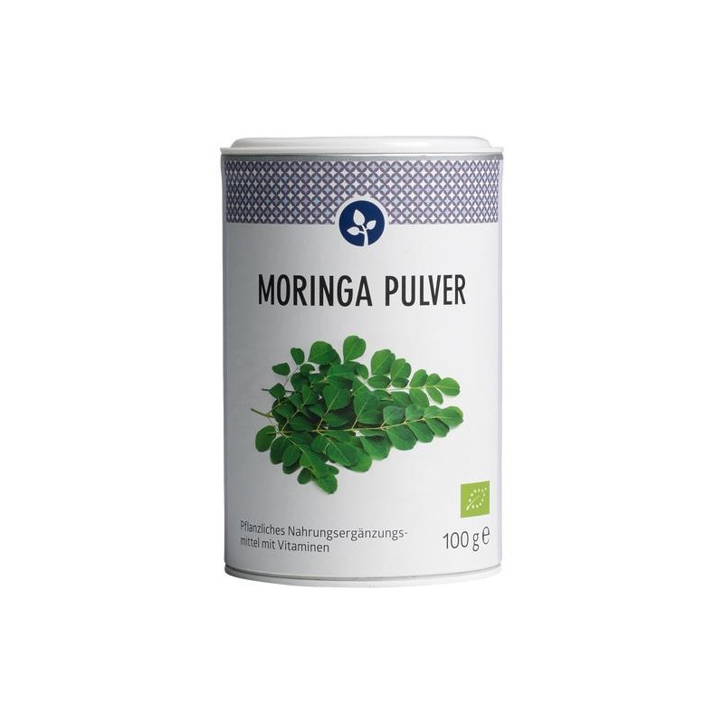 Moringa 100% Blattpulver bio, 100 G  – PZN 11595203
