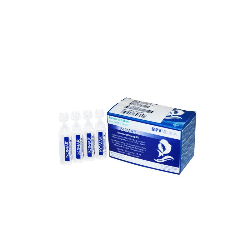 Meersalzlösung ISOMAR Ampullen Hypertone Loes. 3%, 18 ST – PZN 11361250