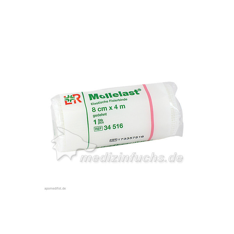 MOLLELAST 8CMx4m WEISS 14412, 1 ST  – PZN 4781508