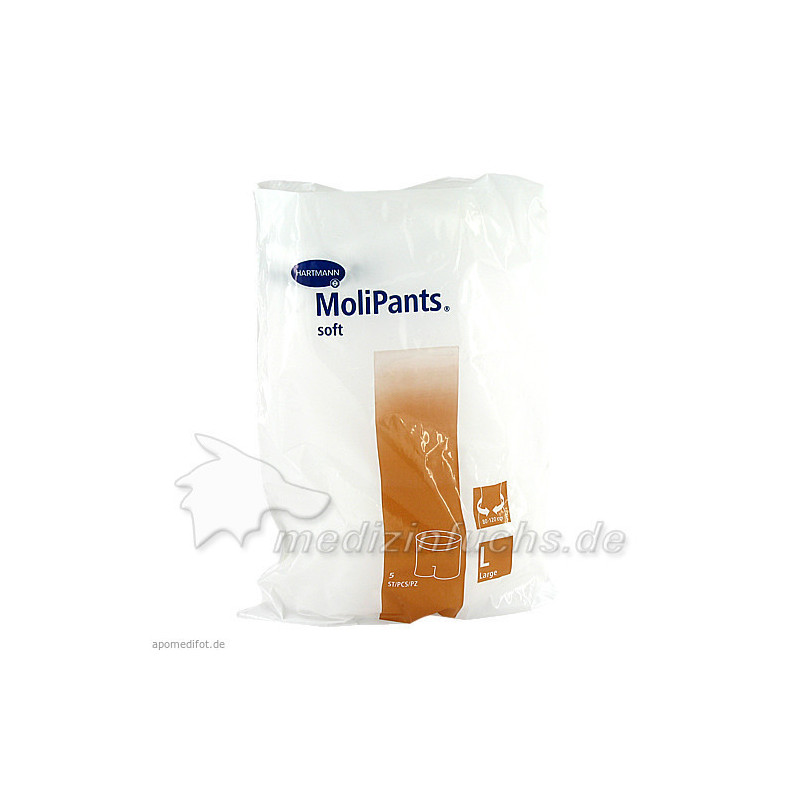 MoliPants soft Fixierhöschen large, 5 ST – PZN 4962670
