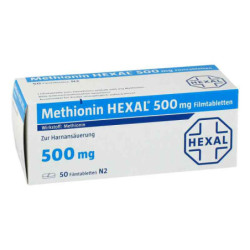 Methionin Hexal 500 mg Filmtabletten (50 stk) – PZN 2428110