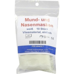 MUND U NASENMASKE WEISS, 10 ST – PZN 4844321