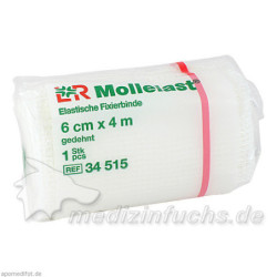 MOLLELAST 6CMx4m WEISS 14411, 1 ST  – PZN 4781483