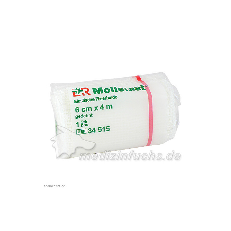 MOLLELAST 6CMx4m WEISS 14411, 1 ST  – PZN 4781483