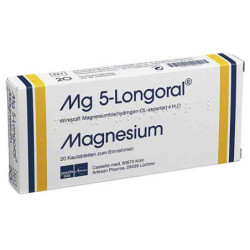Mg 5 Longoral Kautabletten (20 stk) – PZN 2494905