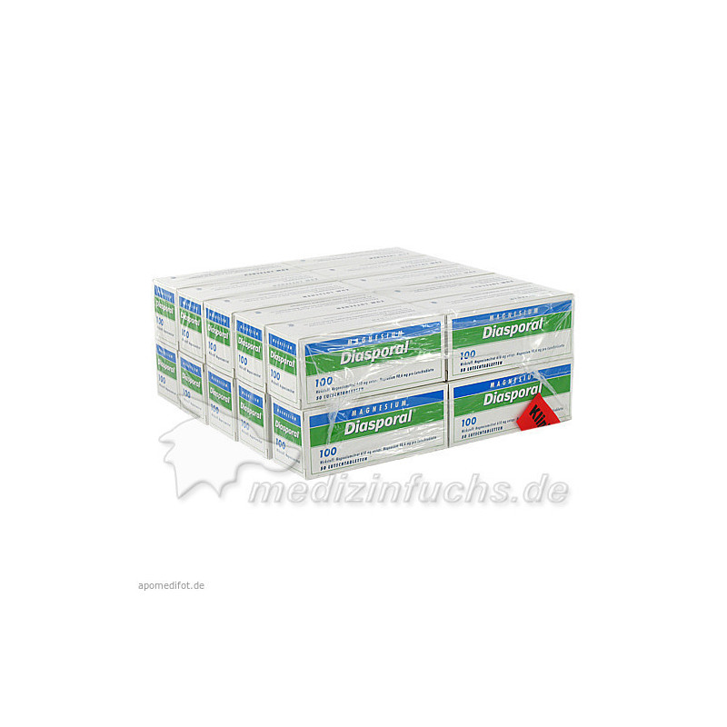 MAGNESIUM Diasporal 100 Lutschtabletten, 1000 ST – PZN 7274350