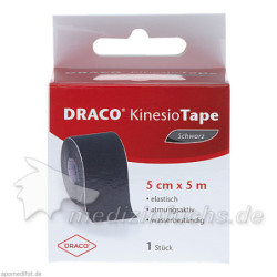 MECRON Elastic Tape schwarz 5cmx5m, 1 ST – PZN 11127040