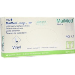 Maimed-vinyl puderfrei groß unsteril, 100 ST – PZN 749198