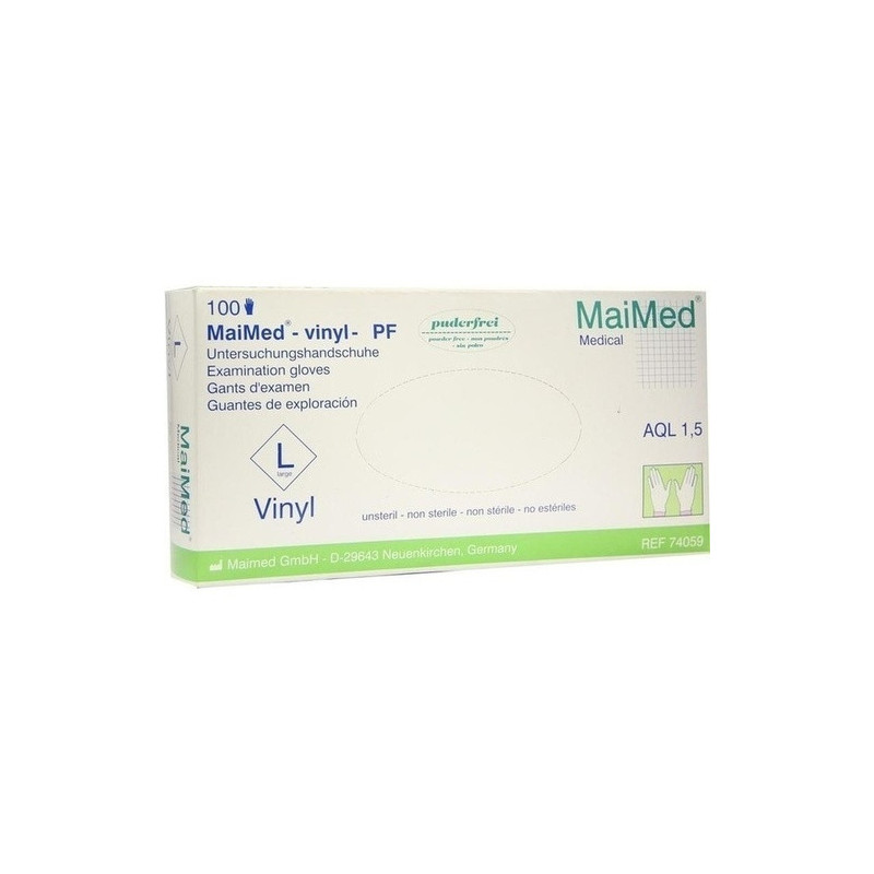 Maimed-vinyl puderfrei groß unsteril, 100 ST – PZN 749198