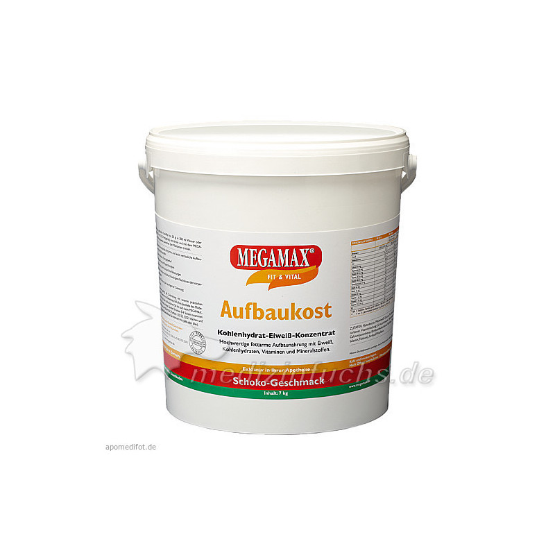 MEGAMAX Aufbaukost Schoko, 7 KG  – PZN 3246434