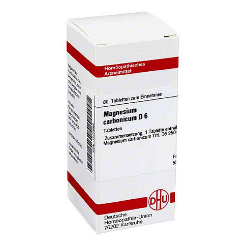 Magnesium Carbonicum D 6 Tabletten (80 stk) – PZN 1777699