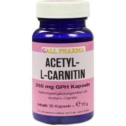 ACETYL-L-CARNITIN 250mg Kapseln, 30 ST – PZN 2367325