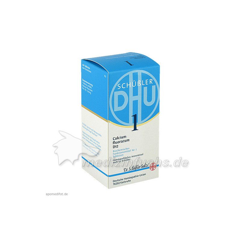 BIOCHEMIE DHU 1 Calcium fluoratum D12 Tabl., 420 ST – PZN 6583959