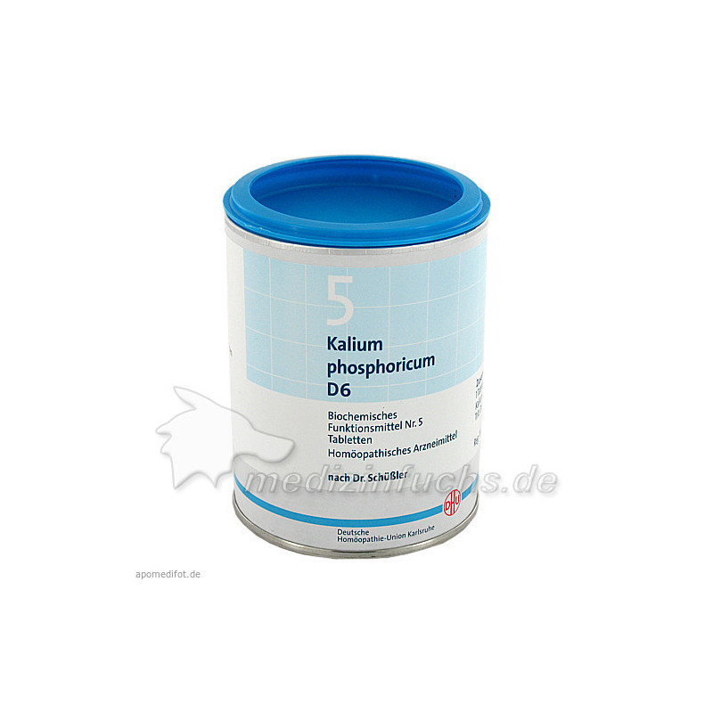 BIOCHEMIE DHU 5 KALIUM PHOSPHORICUM D 6, 1000 ST – PZN 274186