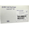 BD Plastipak Luer Lok 3teil. Spritze, 100X1 ML – PZN 1319181