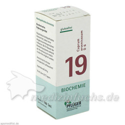 Biochemie Pflüger Nr. 19 Cuprum arsenicosum D 6, 100 ST – PZN 6322561